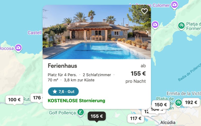 Vacation Rentals - Property booking marketplace